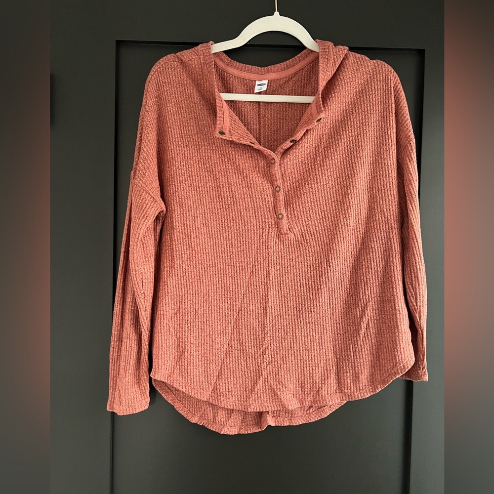 Old Navy Waffle Henley